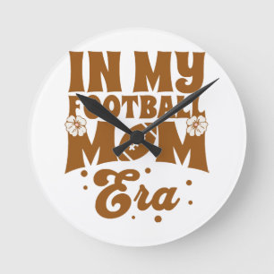 Reloj Redondo Mediano En Mi Era de Mamá de Fútbol