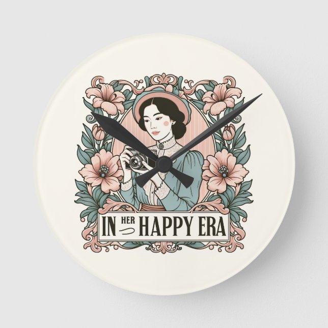 Reloj Redondo Mediano En su feliz era Swift (Anverso)