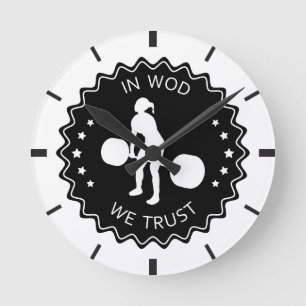 Reloj Redondo Mediano En WOD confiamos en - la inspiración