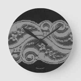 Reloj Redondo Mediano Encaje, cordón, lazo, del cordón, 