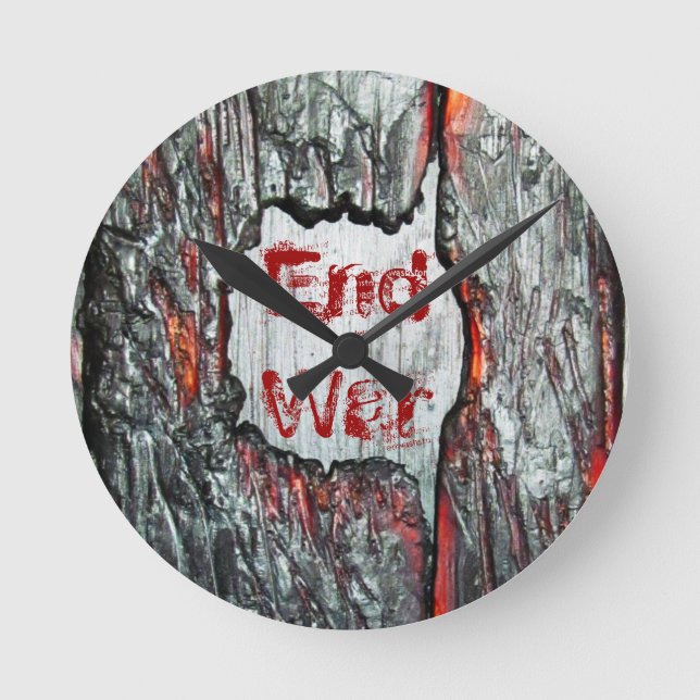 Reloj Redondo Mediano End War (Anverso)