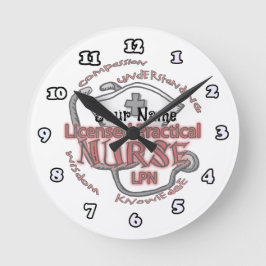 Reloj Redondo Mediano Enfermera Axioma LPN