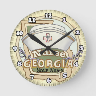 Reloj Redondo Mediano Enfermera de Georgia