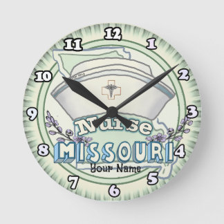 Reloj Redondo Mediano Enfermera de Missouri