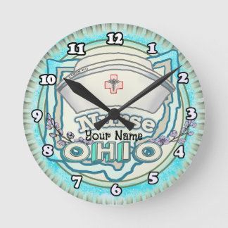 Reloj Redondo Mediano enfermera de Ohio
