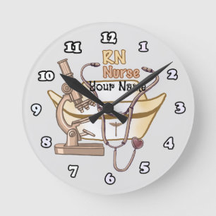 Reloj Redondo Mediano Enfermera Genial