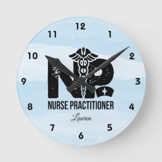 Reloj Redondo Mediano Enfermera profesional personalizada
