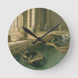 Reloj Redondo Mediano Entrada al Gran Canal: Pareciendo del oeste,