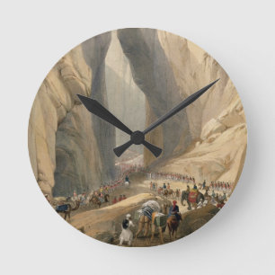 Reloj Redondo Mediano Entrance to the Bolan Pass from Dadur, from 'Sketc