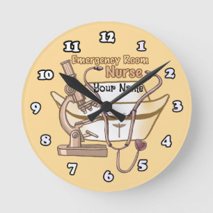 Reloj Redondo Mediano ER Enfermero