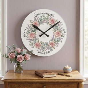 Reloj Redondo Mediano Eres lo que crees que eres