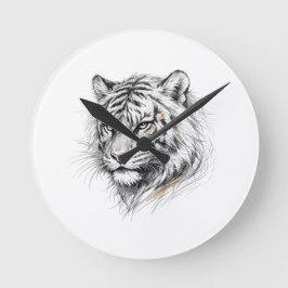 Reloj Redondo Mediano Eres Mi Fauna Salvaje