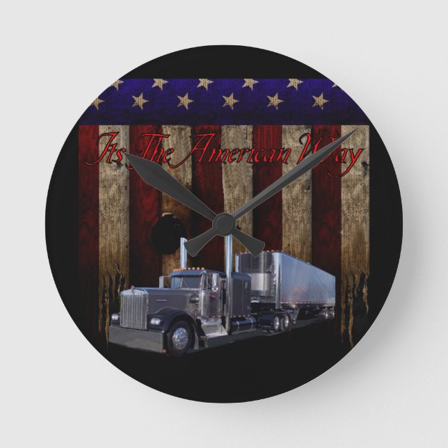 Reloj Redondo Mediano Es a la manera americana (Anverso)