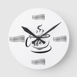 Reloj Redondo Mediano Es Coffee O’clock