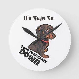 Reloj Redondo Mediano Es el momento de la informática