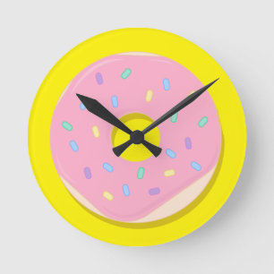 Reloj Redondo Mediano ¡Es hora de un donut!