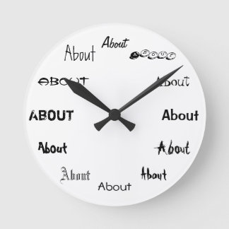 Reloj Redondo Mediano ¡Es sobre tiempo!