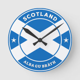 Reloj Redondo Mediano Escocia para siempre