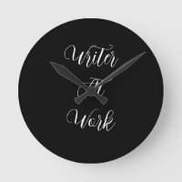 Escritor en horario laboral