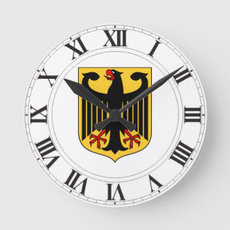 Reloj Redondo Mediano Escudo de armas de Alemania