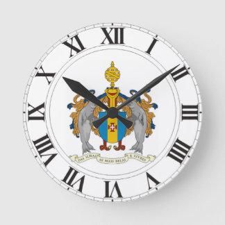 Reloj Redondo Mediano Escudo de armas de Madeira (Portugal)