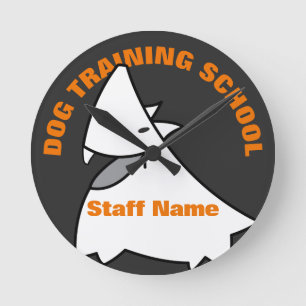 Reloj Redondo Mediano Escuela de formación de perros