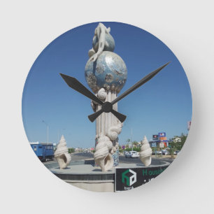 Reloj Redondo Mediano Escultura para los habitantes marinos