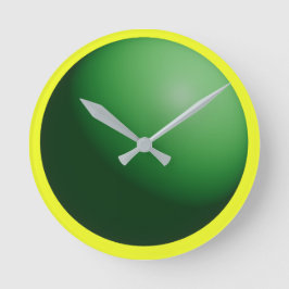 Reloj Redondo Mediano Esfera Verde