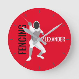 Reloj Redondo Mediano Esgrima