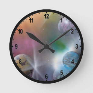 Reloj Redondo Mediano Espacio