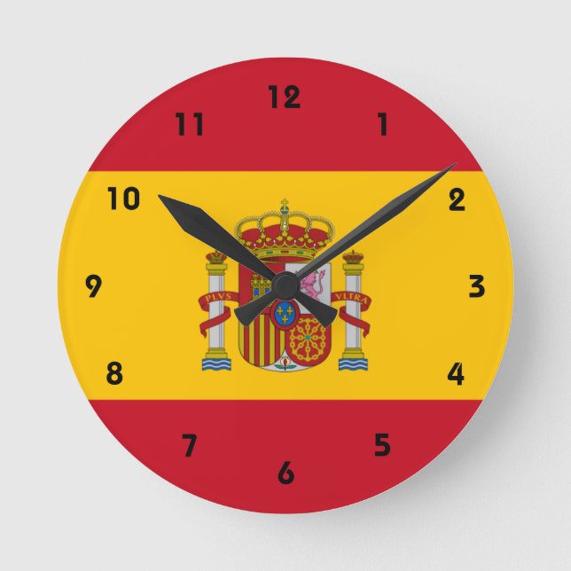 Reloj Redondo Mediano España (Anverso)