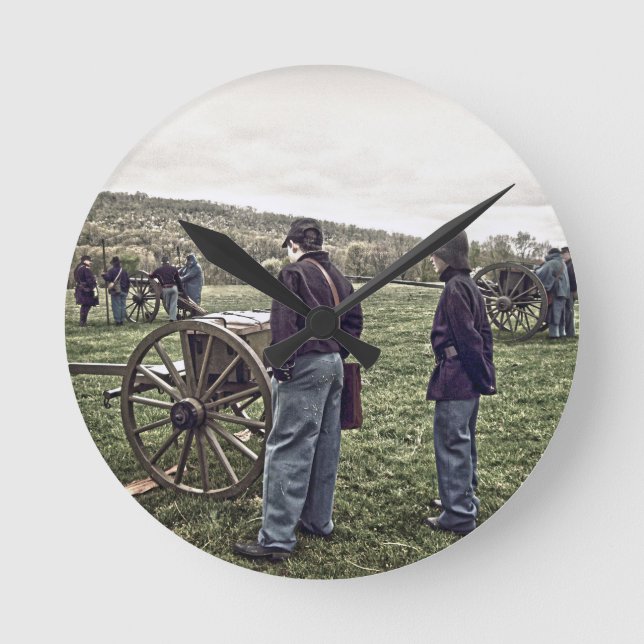 Reloj Redondo Mediano Esperando (Anverso)