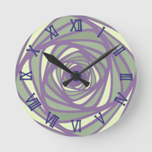 Reloj Redondo Mediano espiral 4 colores