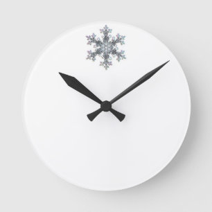 Reloj Redondo Mediano Espiral de nieve