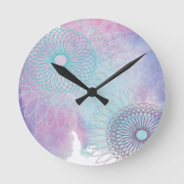 Reloj Redondo Mediano Espirales