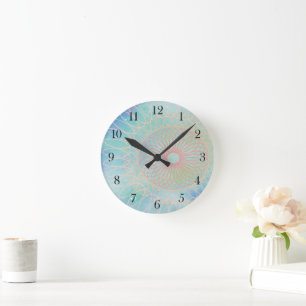 Reloj Redondo Mediano Espirales