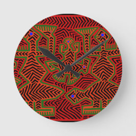 Reloj Redondo Mediano Espíritus mola indios kuna