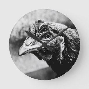 Reloj Redondo Mediano espíritus y pollos