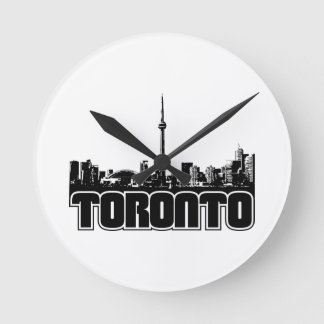 Reloj Redondo Mediano Esquina de Toronto