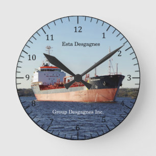 Reloj Redondo Mediano Esta Desgagnes clock