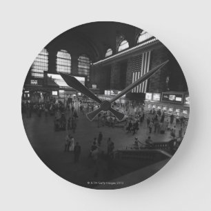 Reloj Redondo Mediano Estación central magnífica