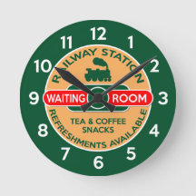 Estación de tren, sala de espera