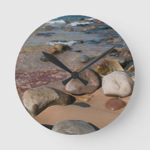Reloj Redondo Mediano Estados Unidos, Michigan. Boulders redondeados a 1