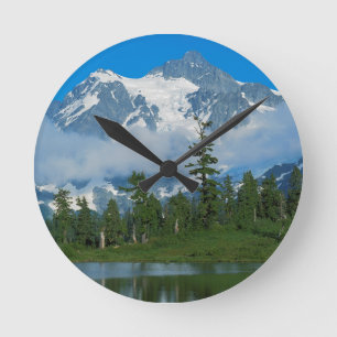 Reloj Redondo Mediano Estados Unidos, Washington, North Cascades Parque 