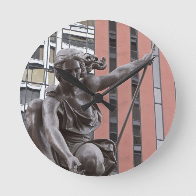 Reloj Redondo Mediano Estatua de Portland, Oregón (Anverso)