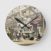 Estatuas en la sección de Bélgica del gran Exhibi