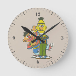 Reloj Redondo Mediano Estilo clásico Bert y Ernie