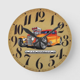 Reloj Redondo Mediano estilo de coche