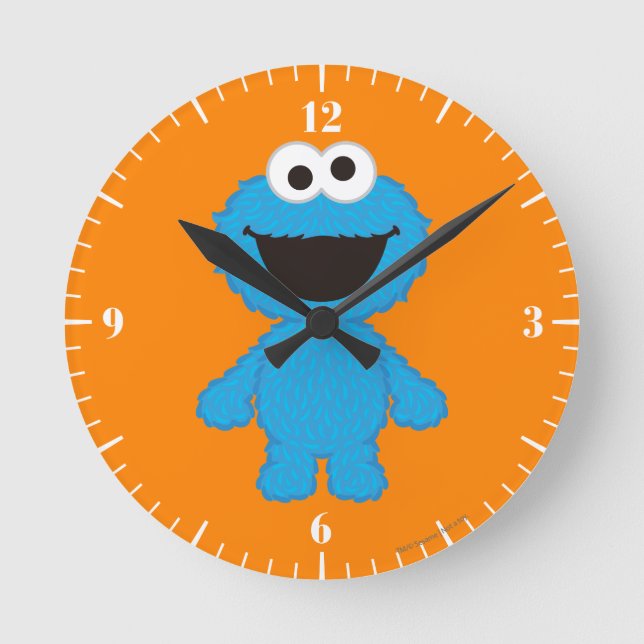 Reloj Redondo Mediano Estilo de lana de monopolio de cookie (Anverso)