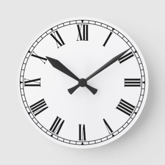Reloj Redondo Mediano Estilo de sombreado 01
